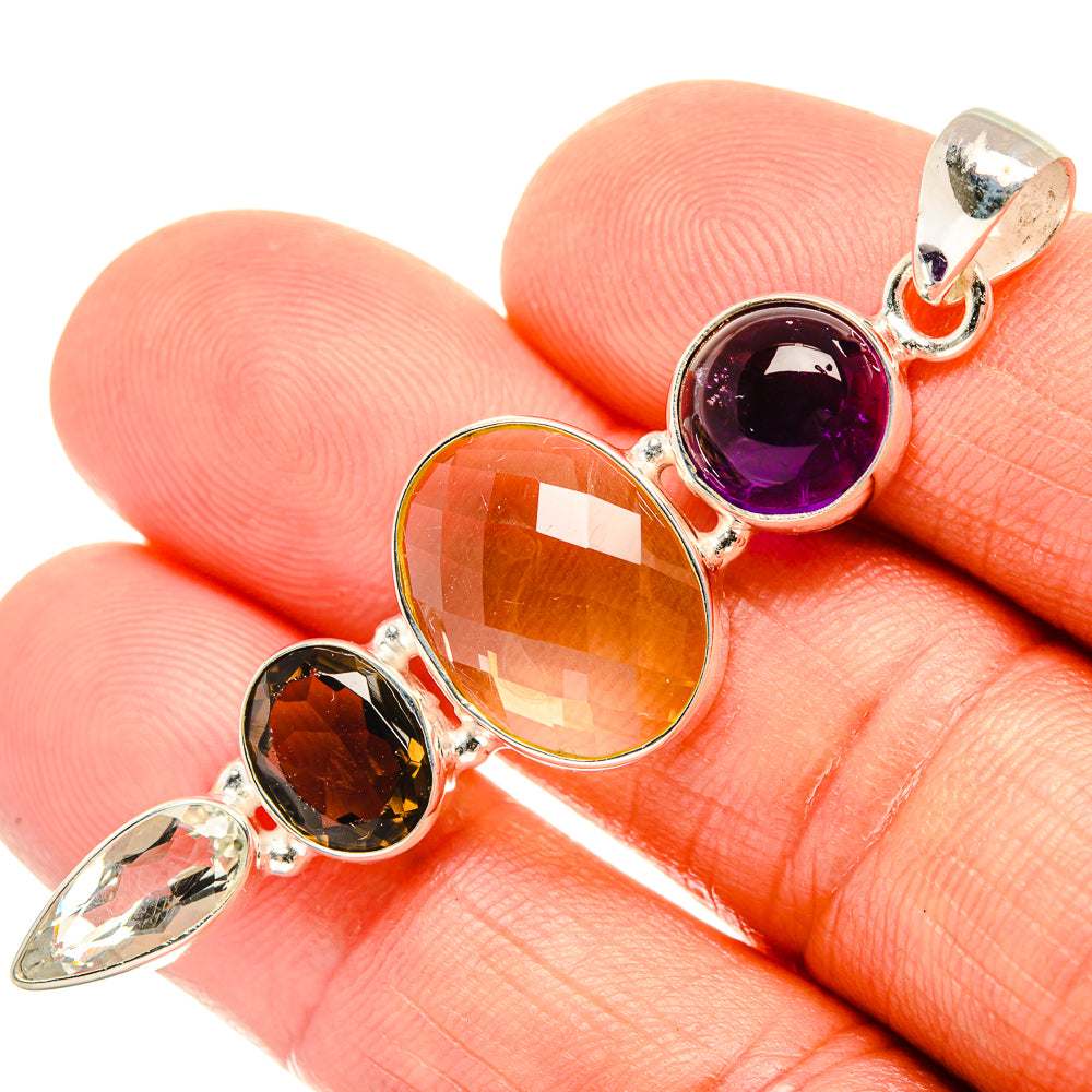 Citrine Pendants handcrafted by Anasilvercos - PD27729