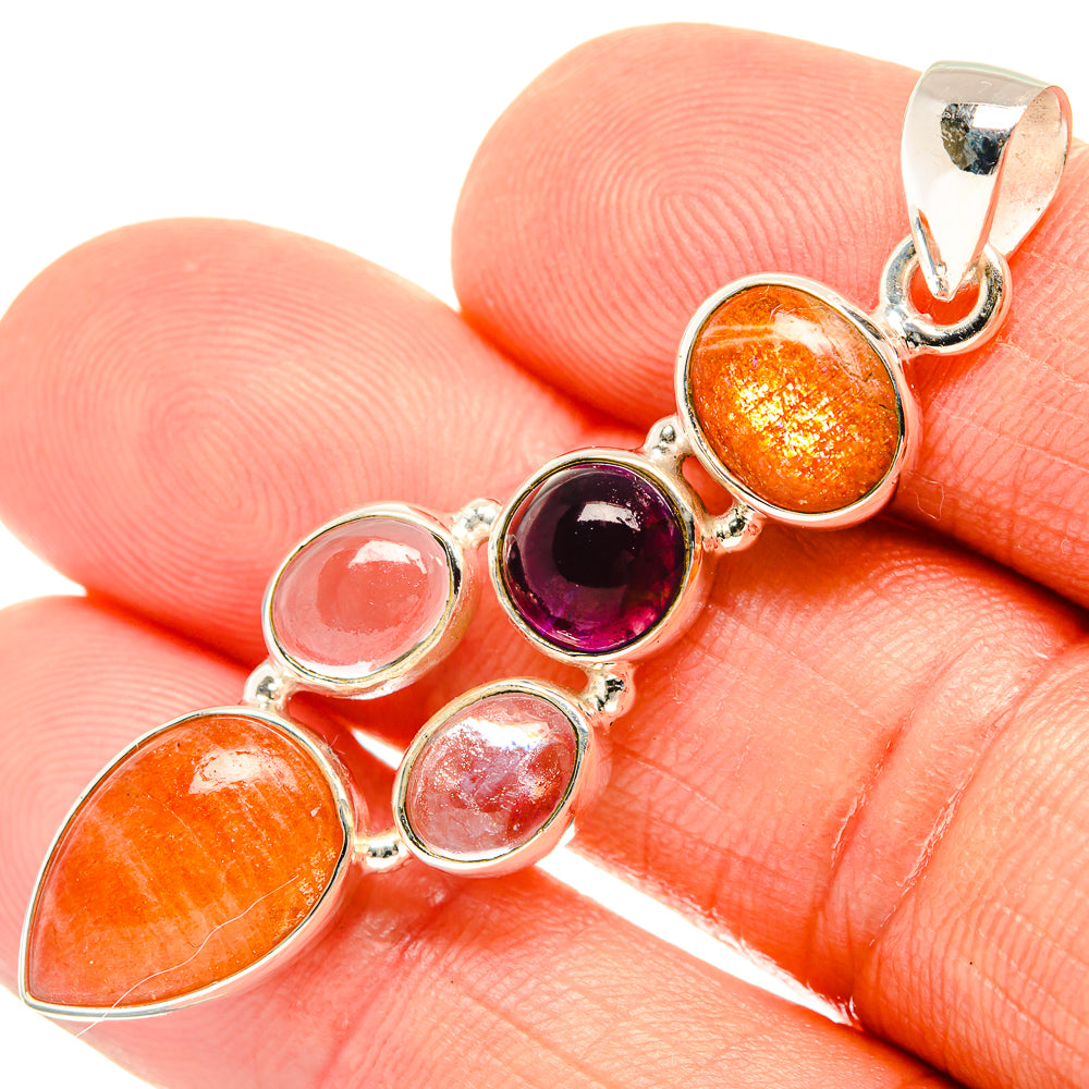 Sunstone Pendants handcrafted by Anasilvercos - PD27730