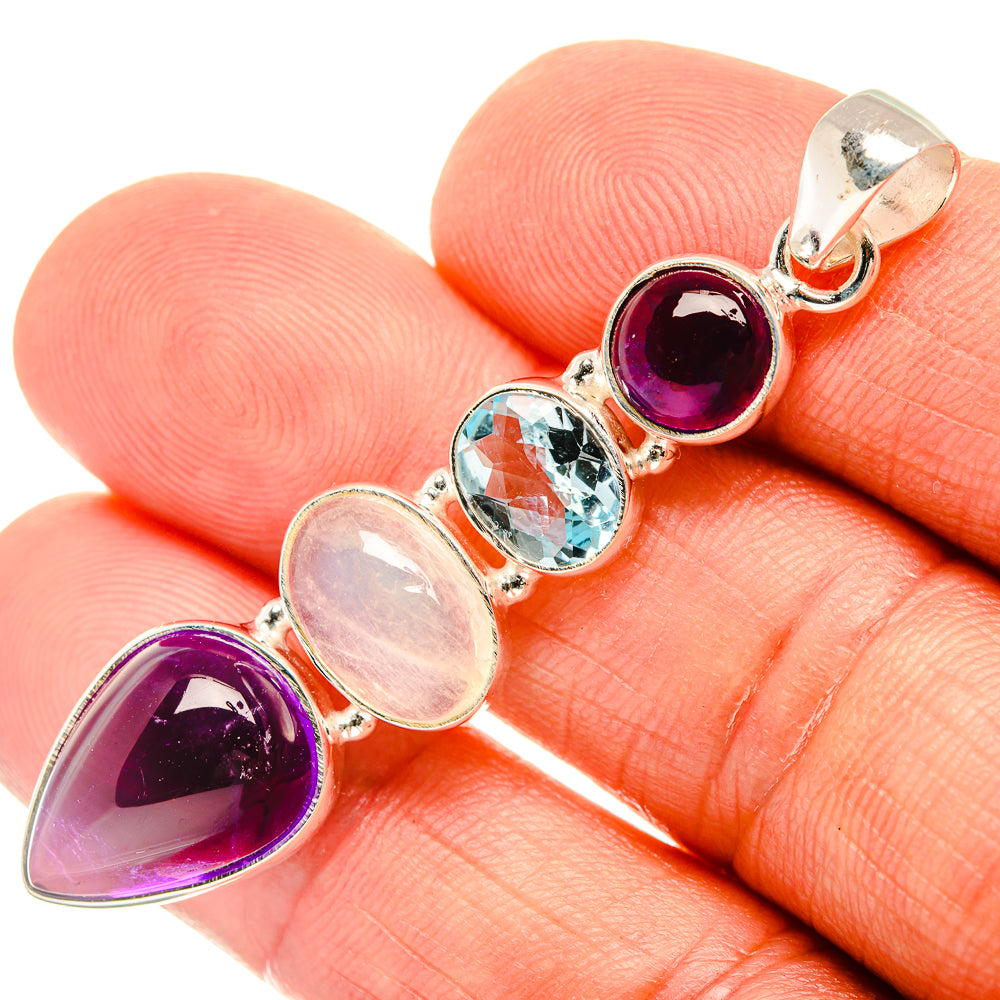 Amethyst Pendants handcrafted by Anasilvercos - PD27735