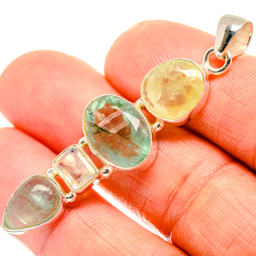Prehnite Pendants handcrafted by Anasilvercos - PD27740