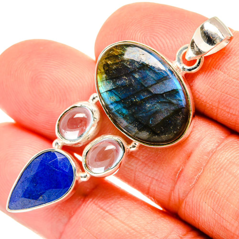 Labradorite Pendants handcrafted by Anasilvercos - PD27759