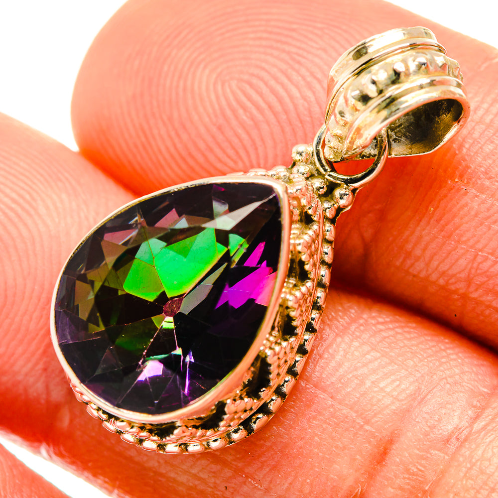 Mystic Topaz Pendants handcrafted by Anasilvercos - PD27795