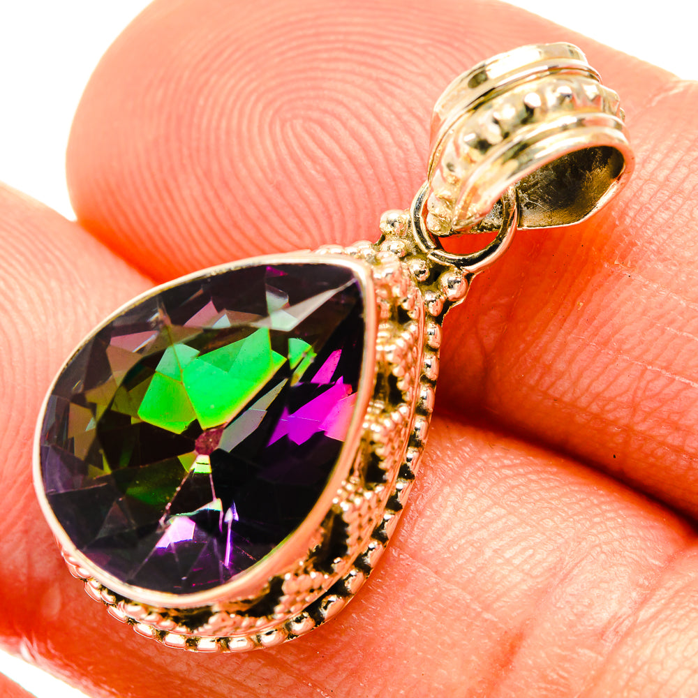 Mystic Topaz Pendants handcrafted by Anasilvercos - PD27801