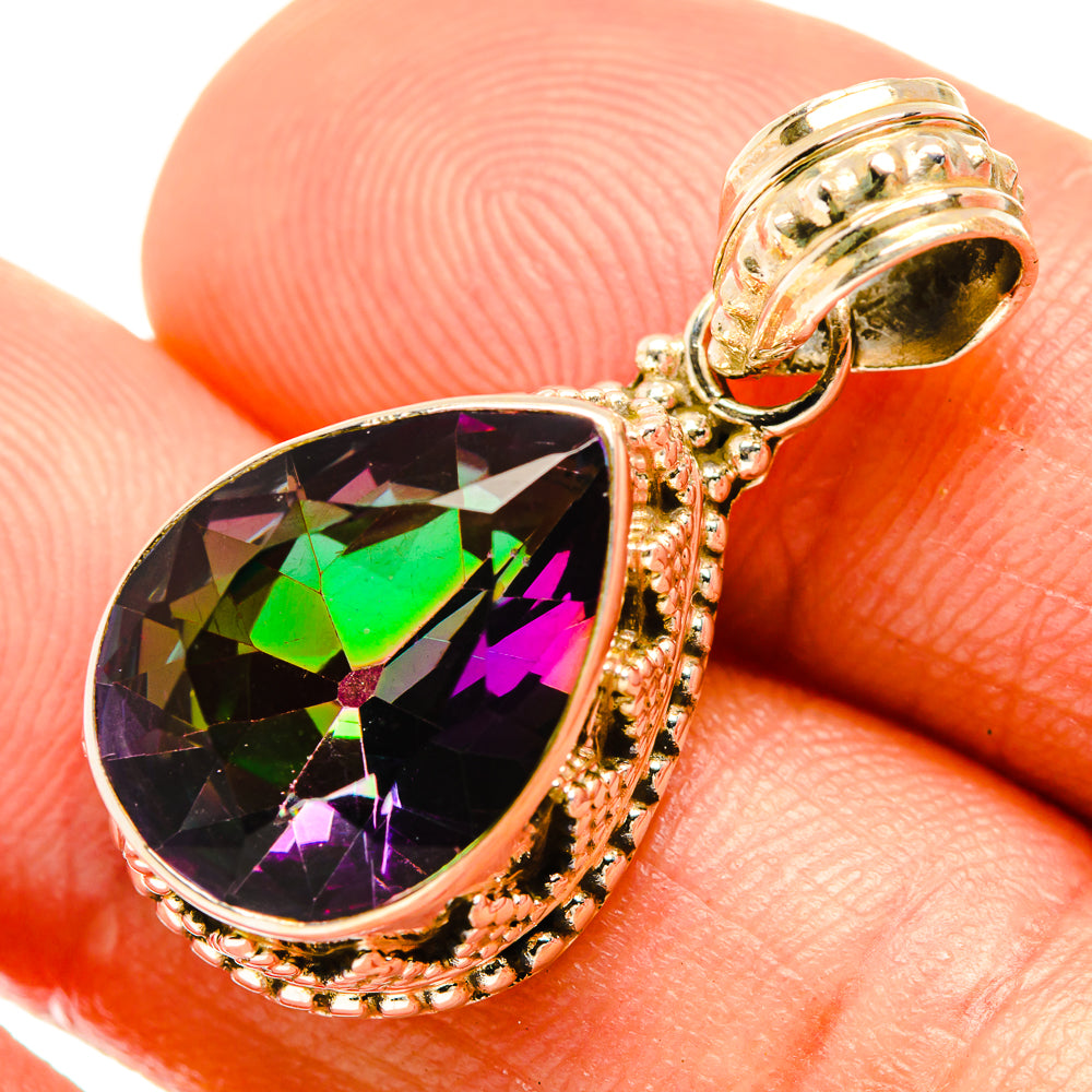 Mystic Topaz Pendants handcrafted by Anasilvercos - PD27804