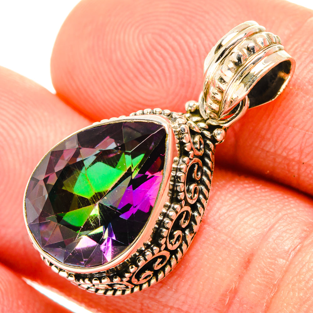 Mystic Topaz Pendants handcrafted by Anasilvercos - PD27808