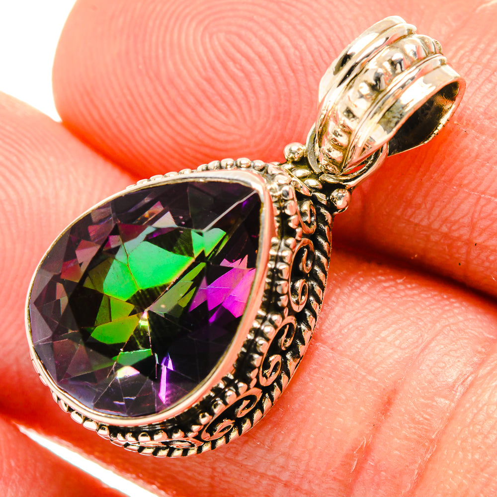 Mystic Topaz Pendants handcrafted by Anasilvercos - PD27809