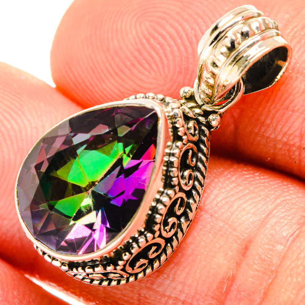 Mystic Topaz Pendants handcrafted by Anasilvercos - PD27812