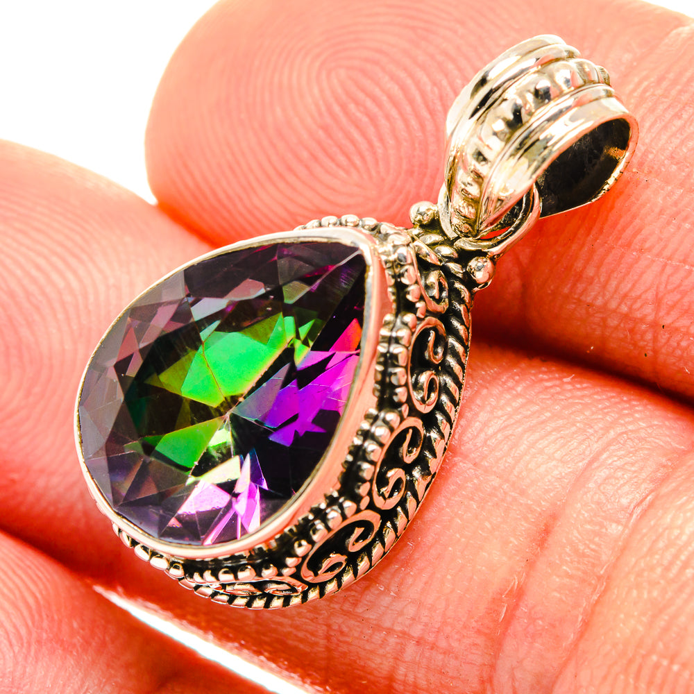 Mystic Topaz Pendants handcrafted by Anasilvercos - PD27813