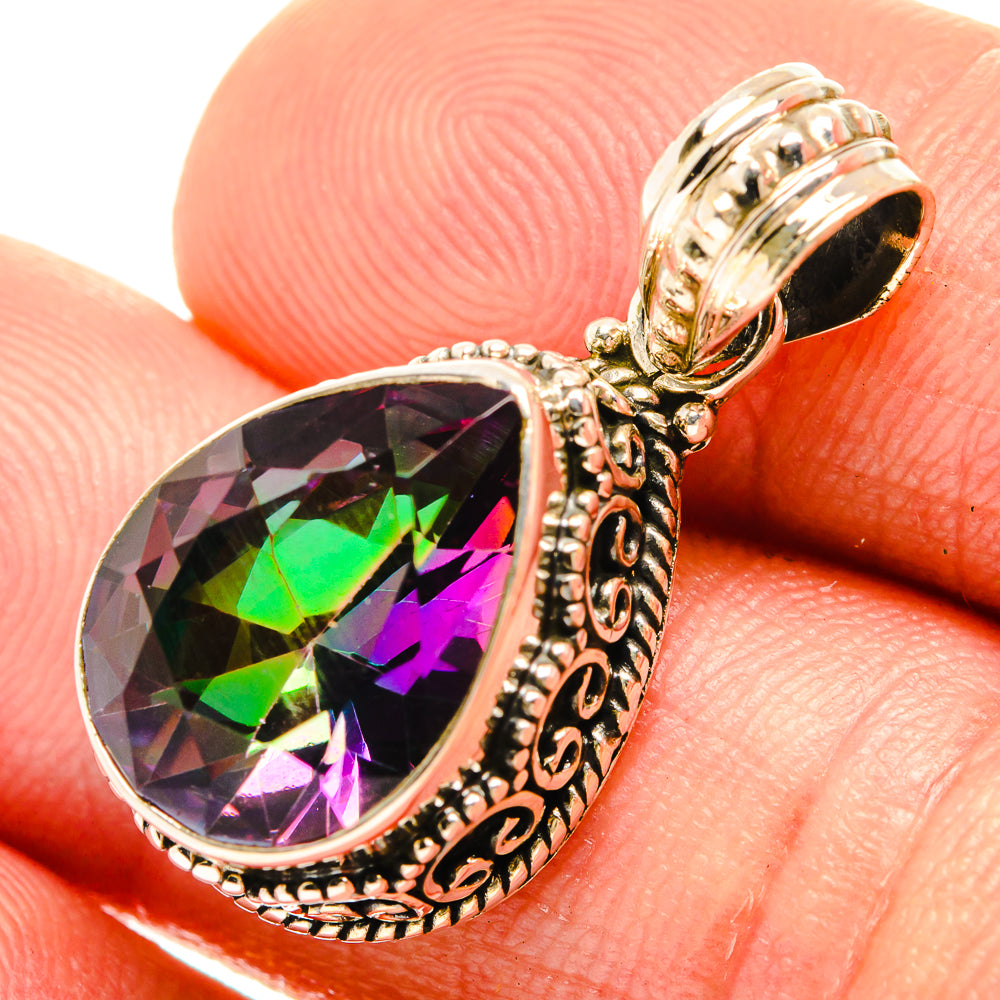 Mystic Topaz Pendants handcrafted by Anasilvercos - PD27817