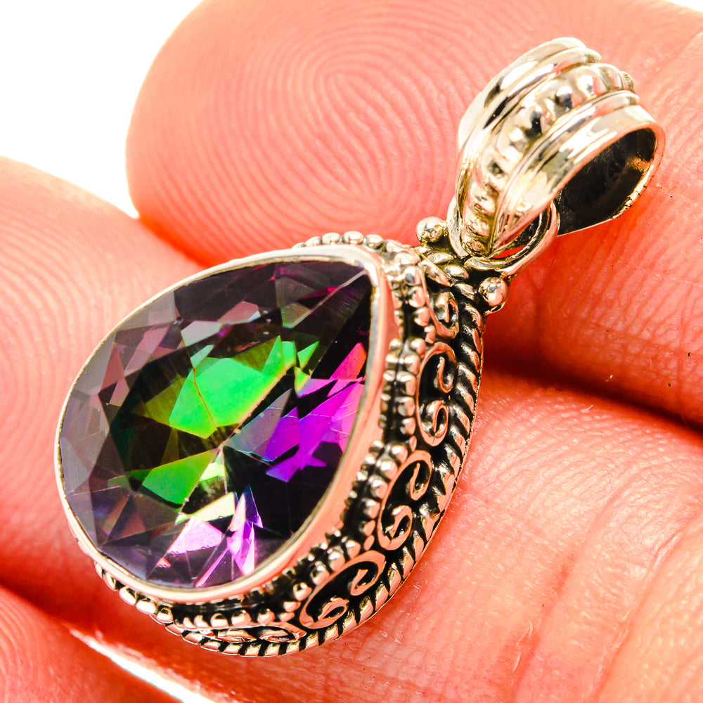 Mystic Topaz Pendants handcrafted by Anasilvercos - PD27818