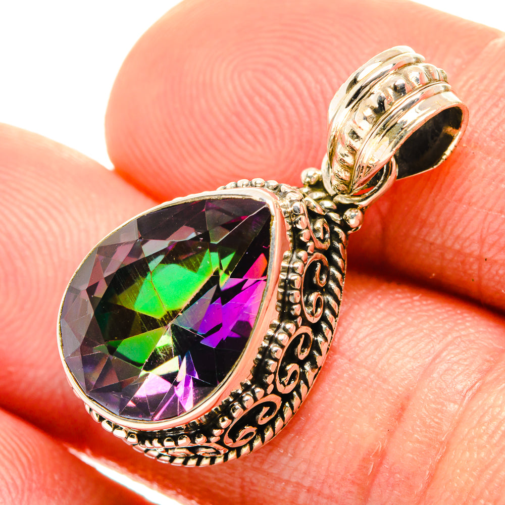 Mystic Topaz Pendants handcrafted by Anasilvercos - PD27819