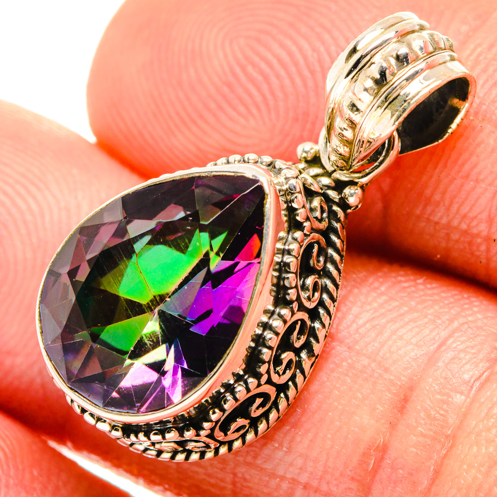 Mystic Topaz Pendants handcrafted by Anasilvercos - PD27820