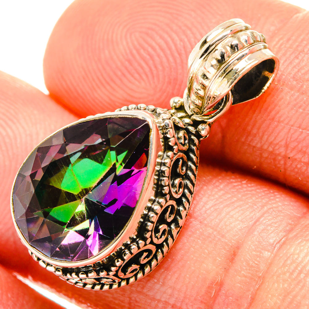 Mystic Topaz Pendants handcrafted by Anasilvercos - PD27822