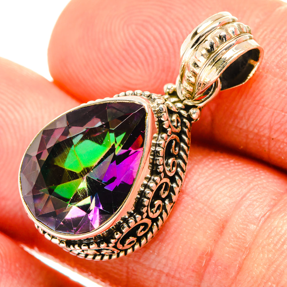 Mystic Topaz Pendants handcrafted by Anasilvercos - PD27823