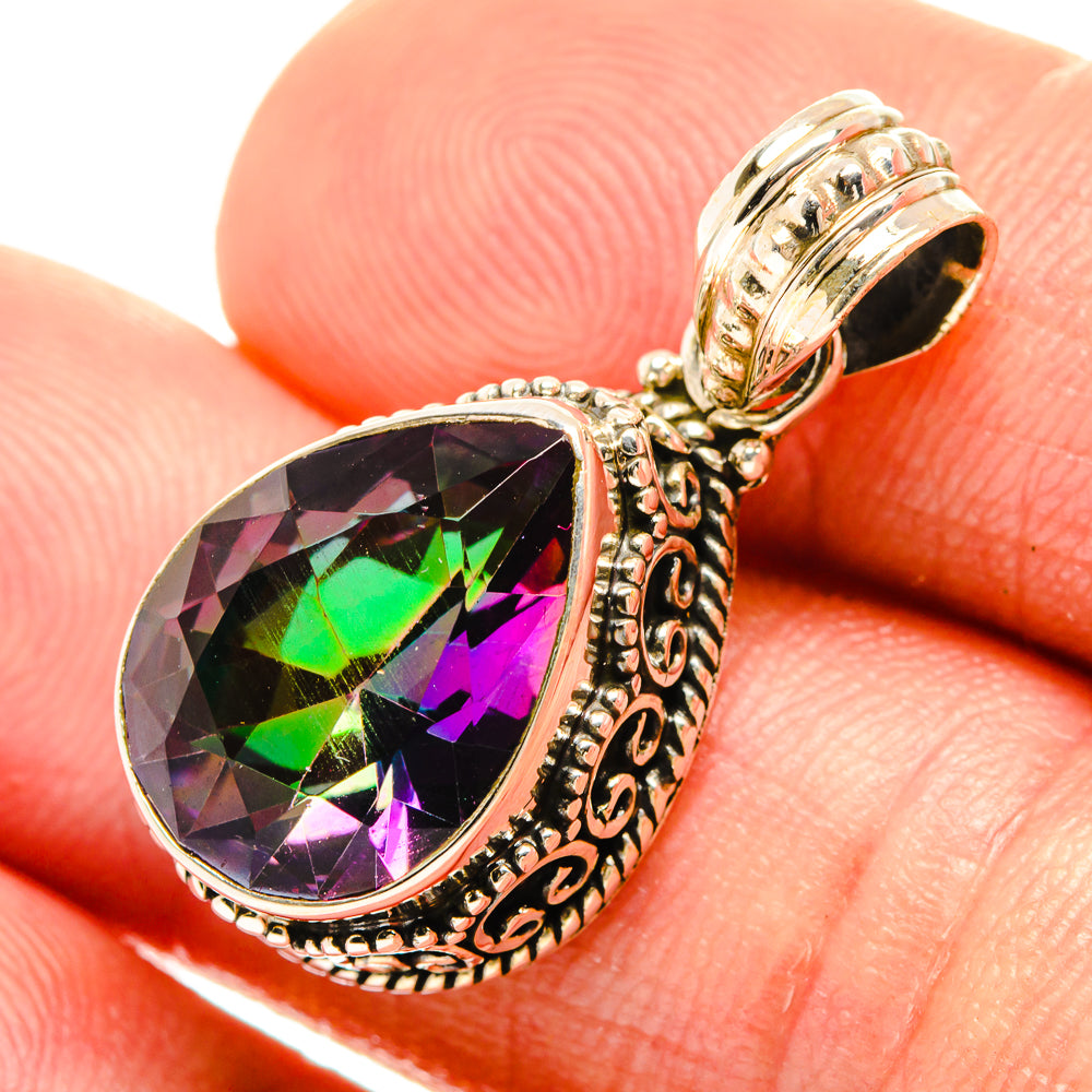 Mystic Topaz Pendants handcrafted by Anasilvercos - PD27824