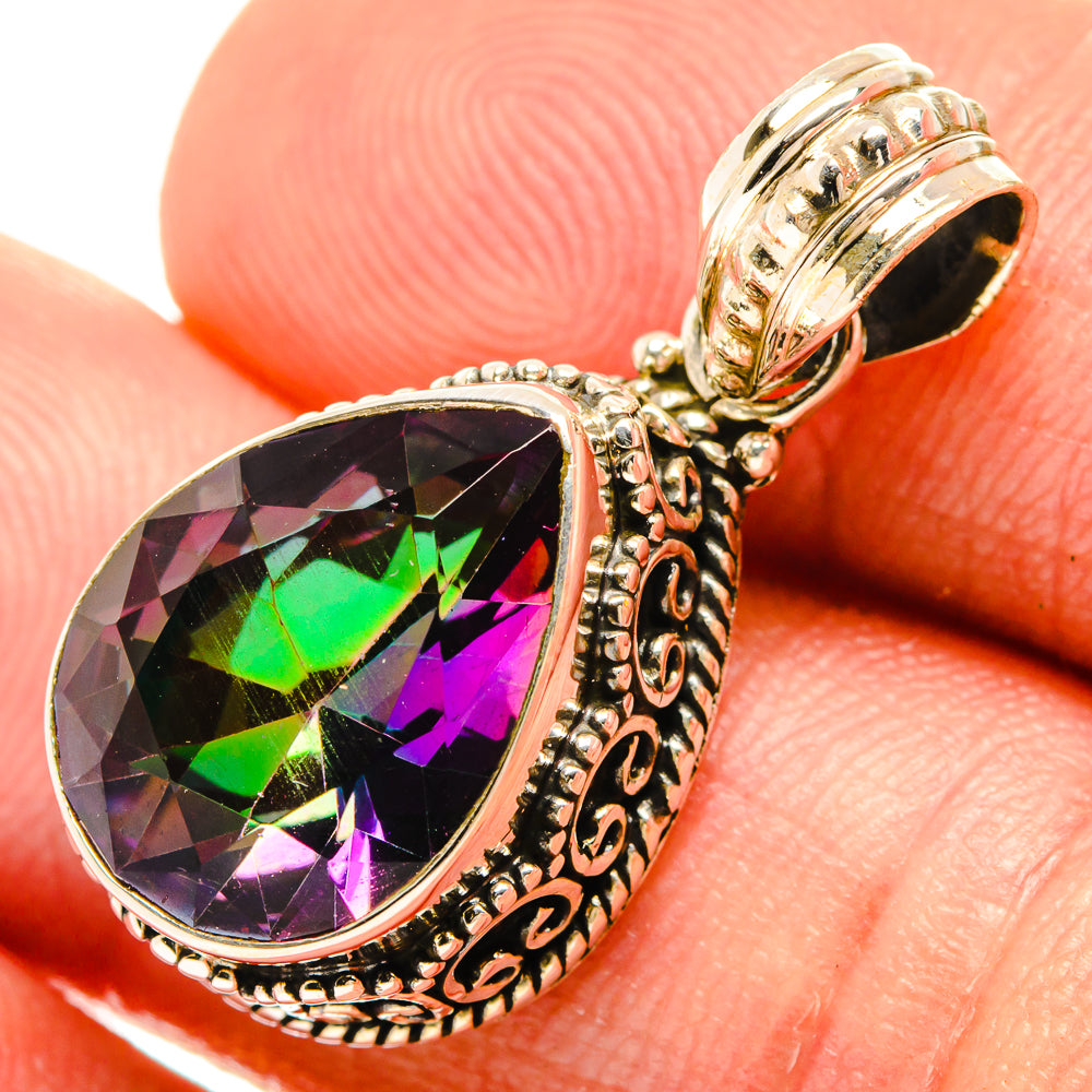 Mystic Topaz Pendants handcrafted by Anasilvercos - PD27826