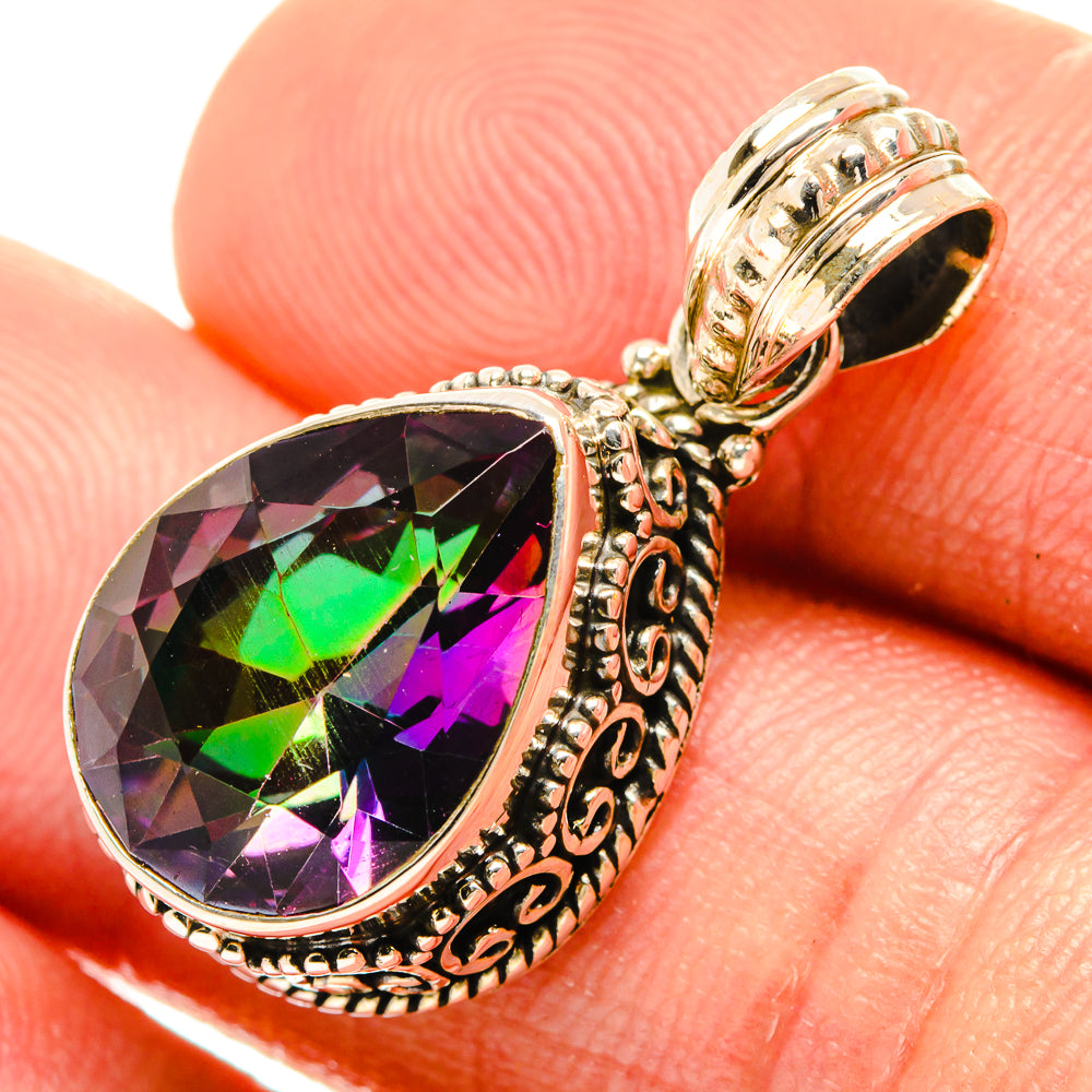Mystic Topaz Pendants handcrafted by Anasilvercos - PD27827