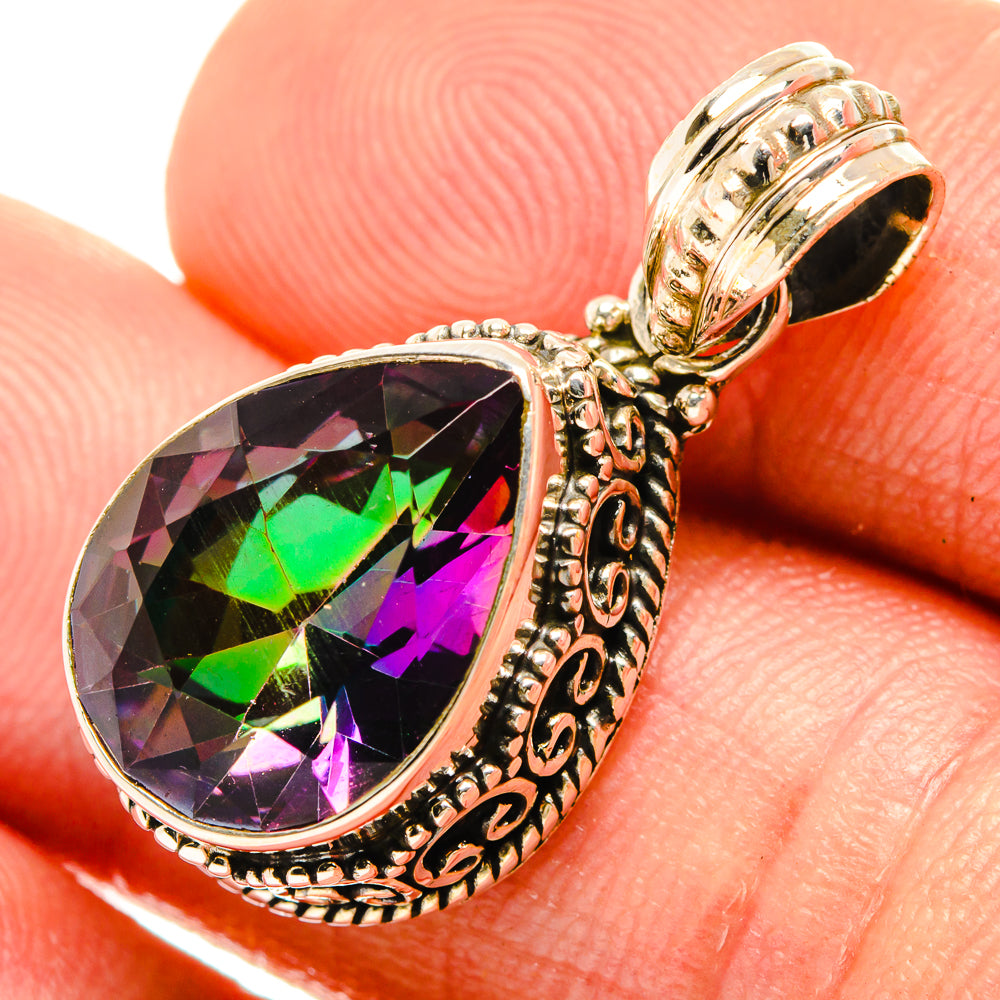 Mystic Topaz Pendants handcrafted by Anasilvercos - PD27828