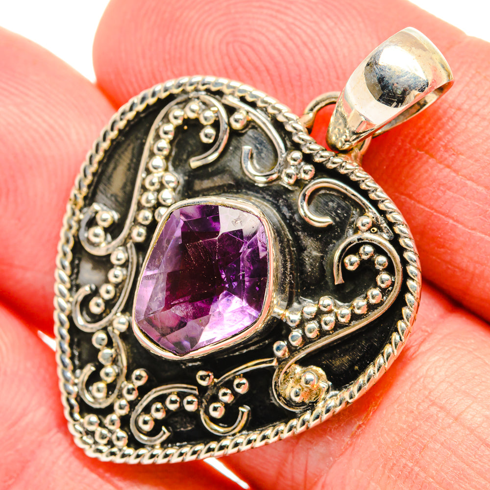 Amethyst Pendants handcrafted by Anasilvercos - PD27835