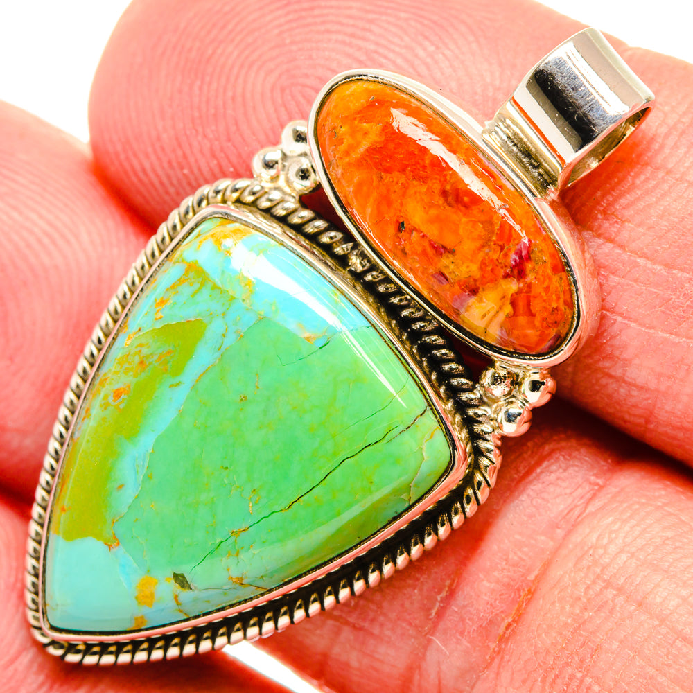 Chrysocolla Pendants handcrafted by Anasilvercos - PD27840