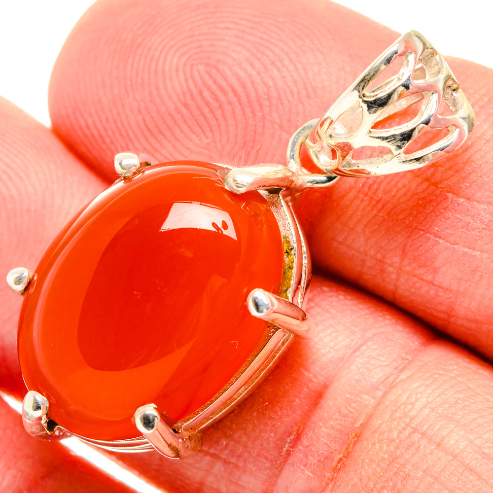 Carnelian Pendants handcrafted by Anasilvercos - PD27865