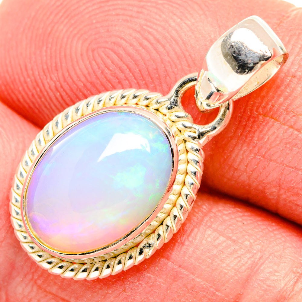 Ethiopian Opal Pendants handcrafted by Anasilvercos - PD27894