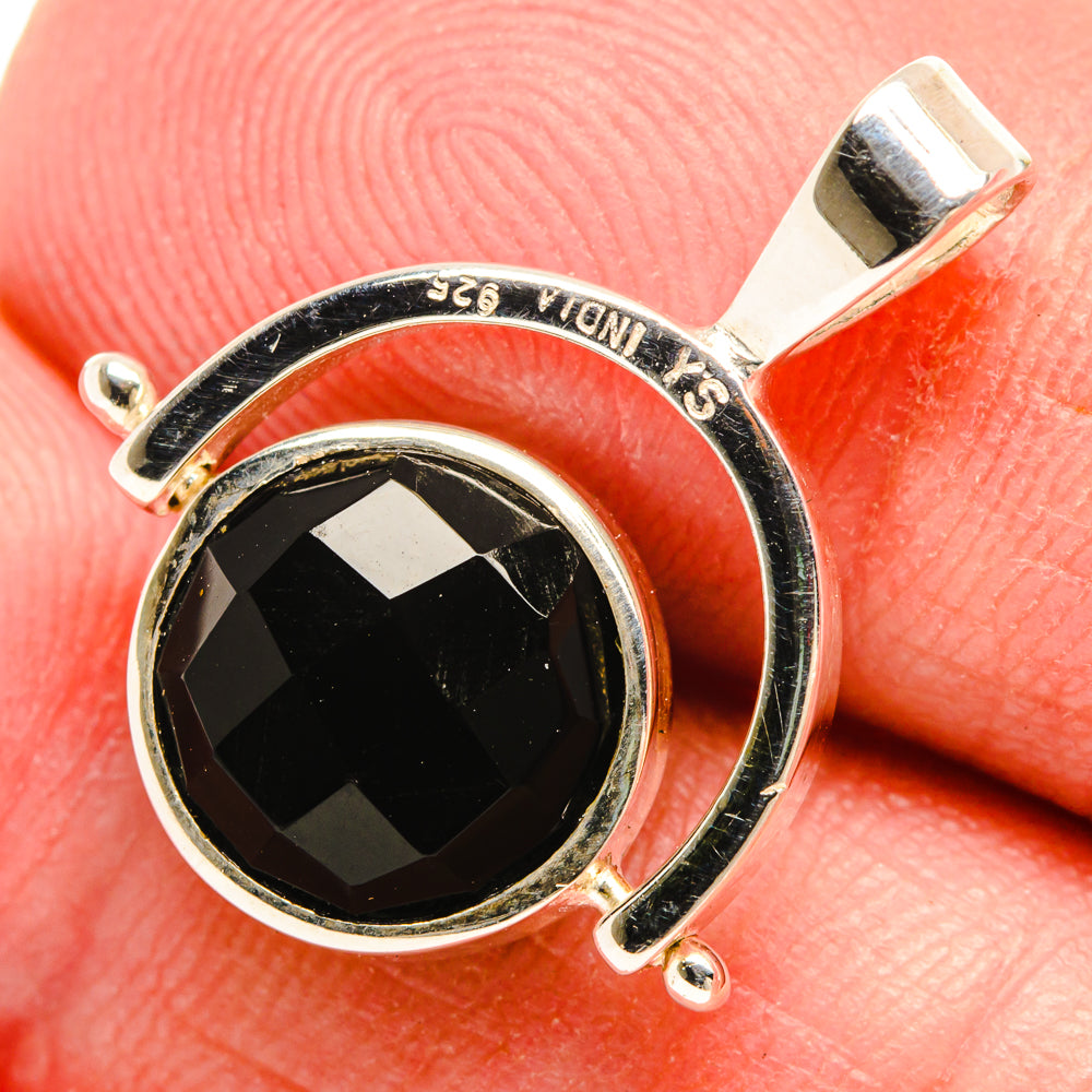 Black Onyx Pendants handcrafted by Anasilvercos - PD27895