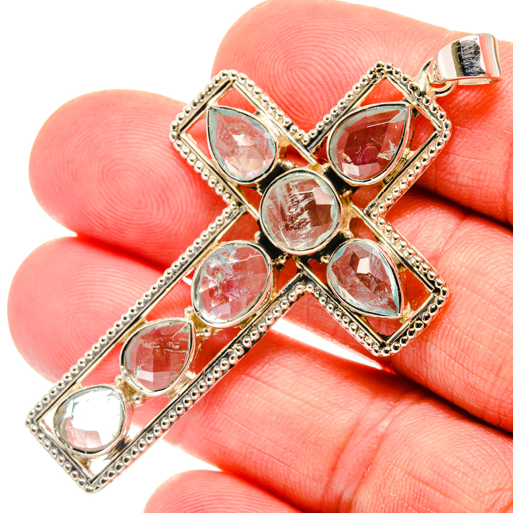 Aquamarine Pendants handcrafted by Anasilvercos - PD27904