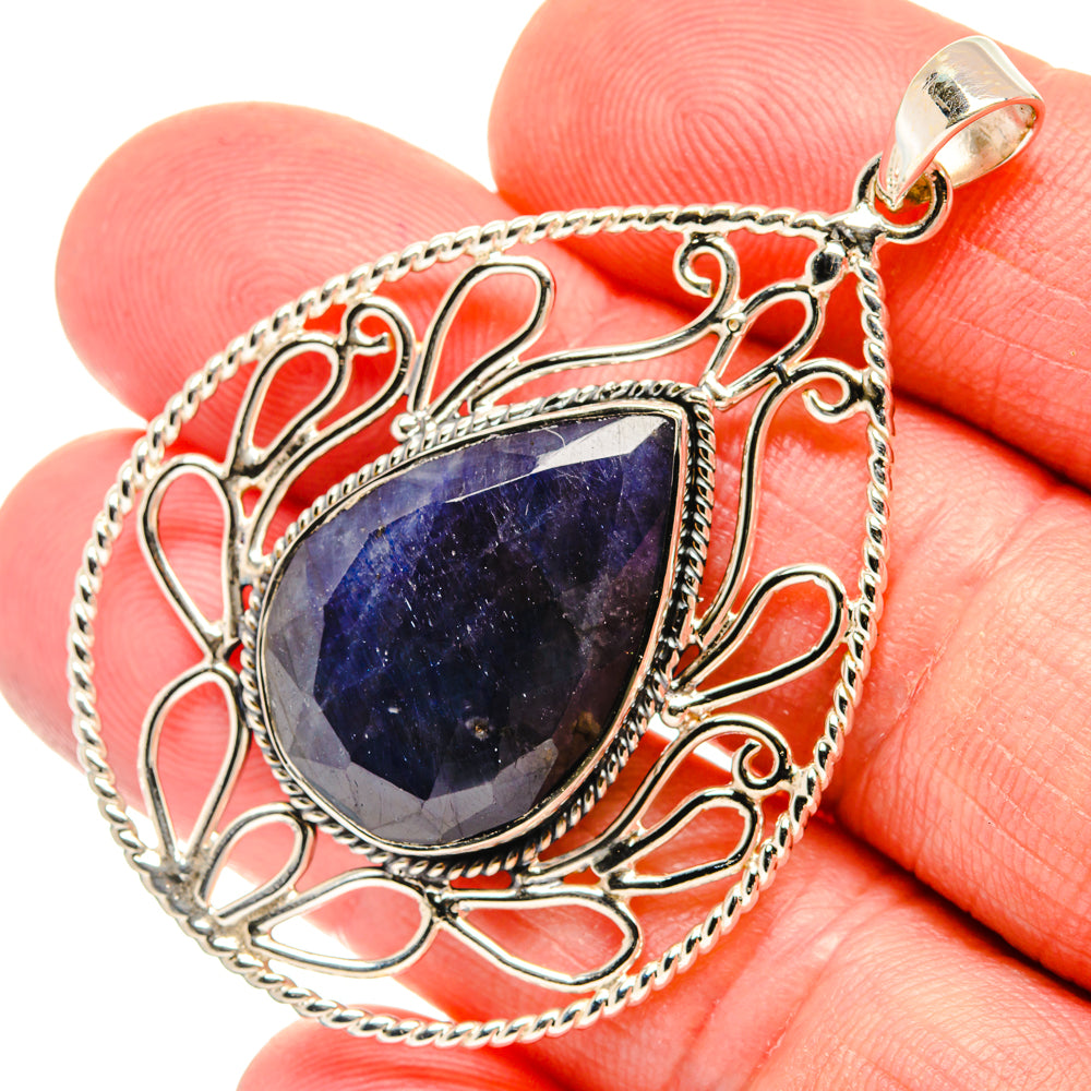 Sapphire Pendants handcrafted by Anasilvercos - PD27909