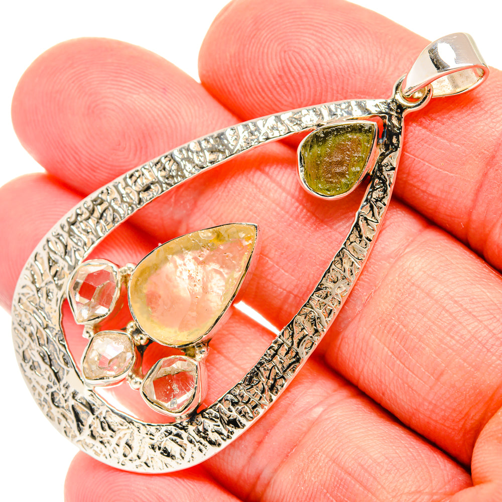 Citrine Pendants handcrafted by Anasilvercos - PD27910