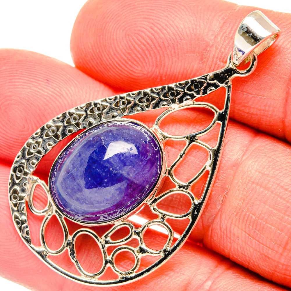 Tanzanite Pendants handcrafted by Anasilvercos - PD27912