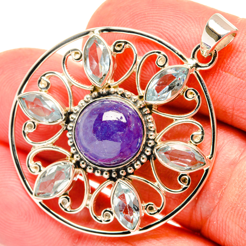 Tanzanite Pendants handcrafted by Anasilvercos - PD27920