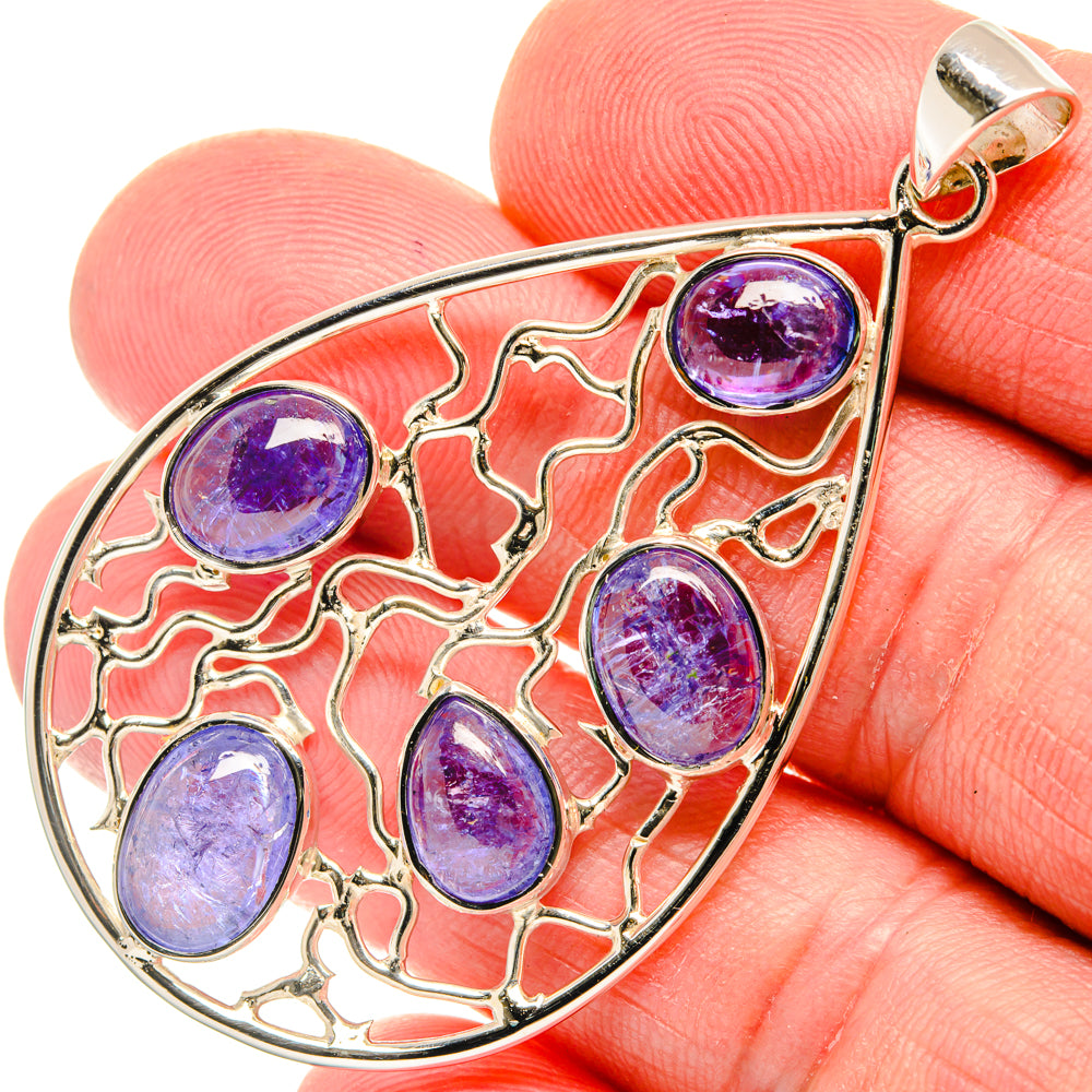 Tanzanite Pendants handcrafted by Anasilvercos - PD27922