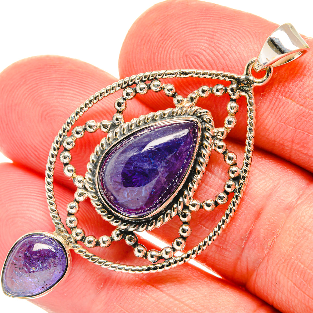 Tanzanite Pendants handcrafted by Anasilvercos - PD27928