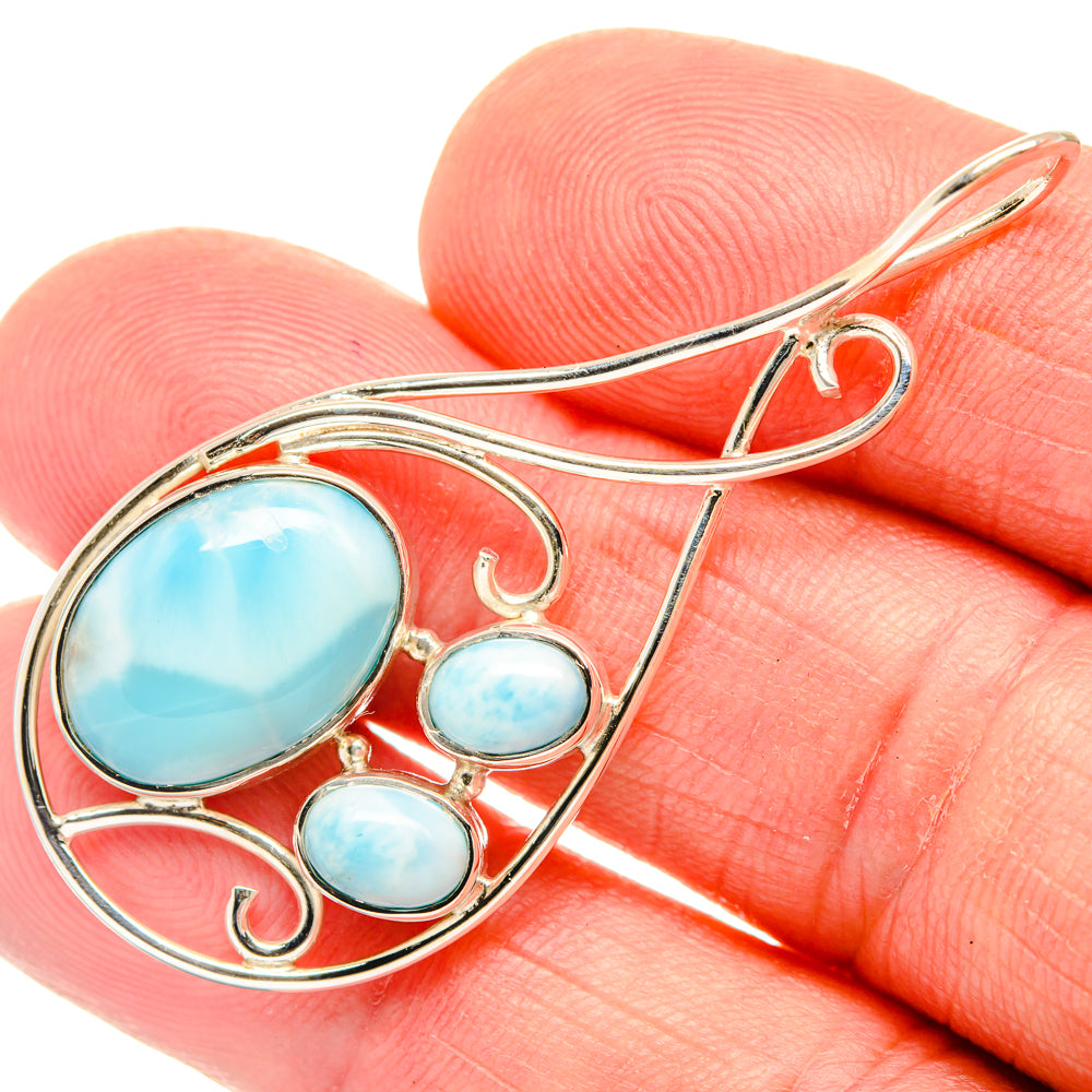 Larimar Pendants handcrafted by Anasilvercos - PD27947