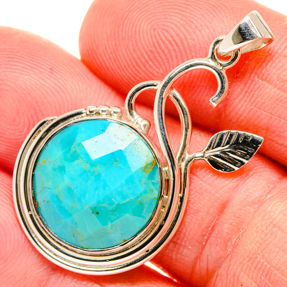 Chrysocolla Pendants handcrafted by Anasilvercos - PD27949