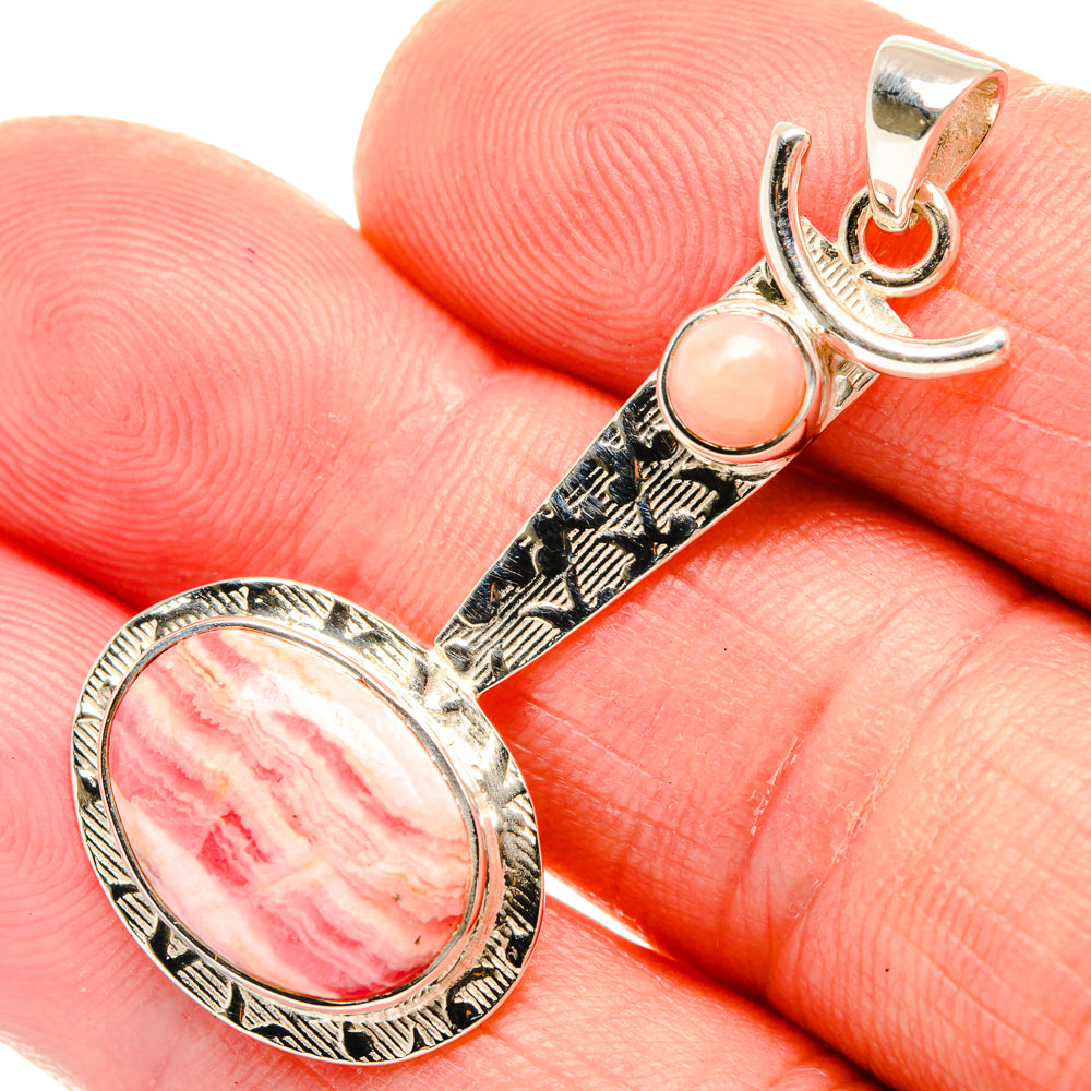 Rhodochrosite Pendants handcrafted by Anasilvercos - PD27965