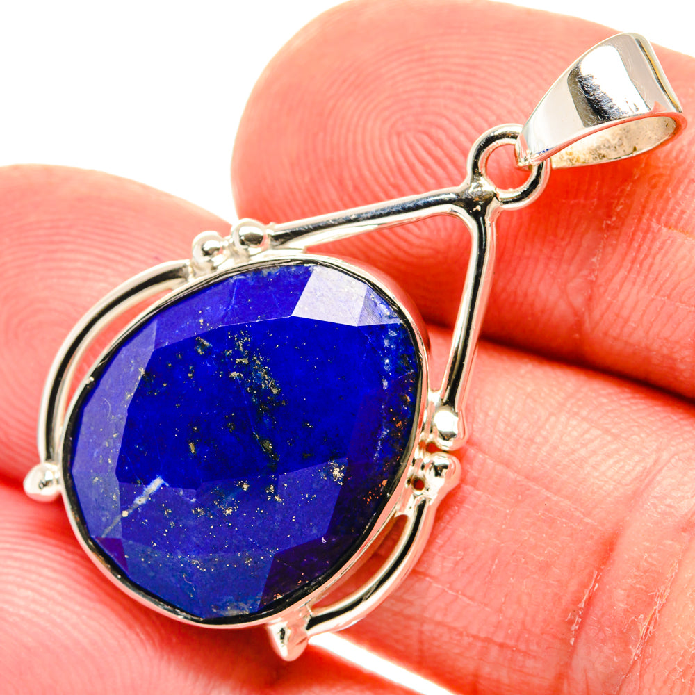 Lapis Lazuli Pendants handcrafted by Anasilvercos - PD27974
