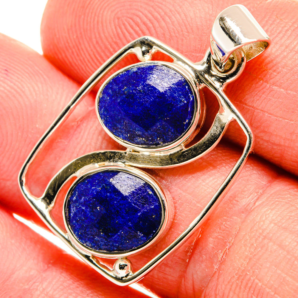 Lapis Lazuli Pendants handcrafted by Anasilvercos - PD27975