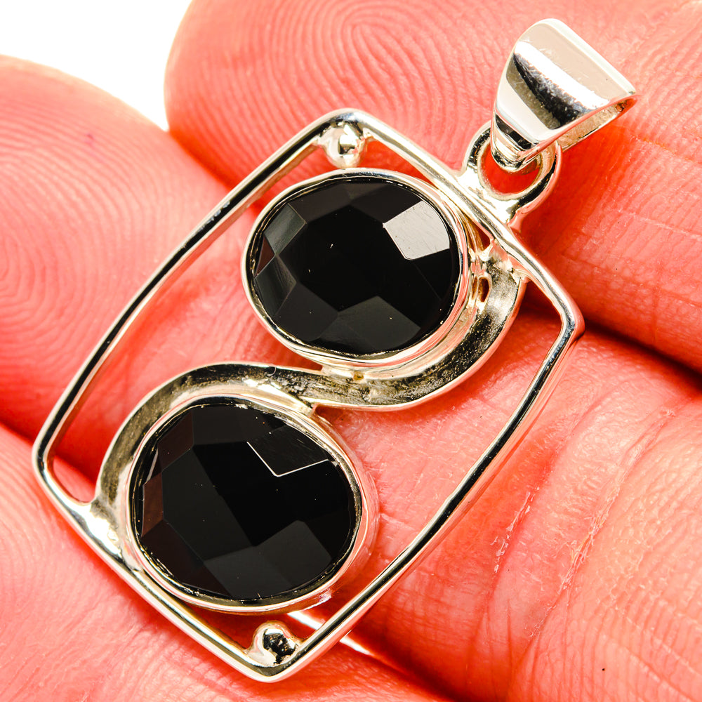 Black Onyx Pendants handcrafted by Anasilvercos - PD27981