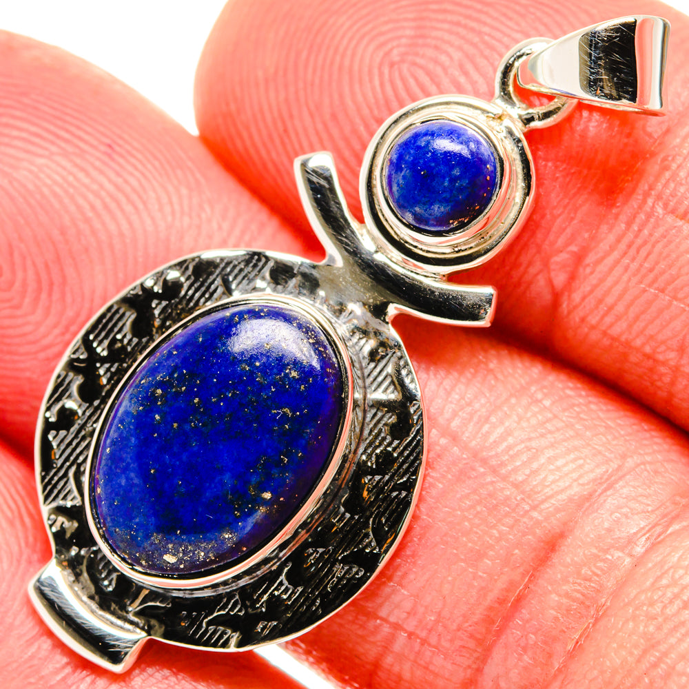 Lapis Lazuli Pendants handcrafted by Anasilvercos - PD27988