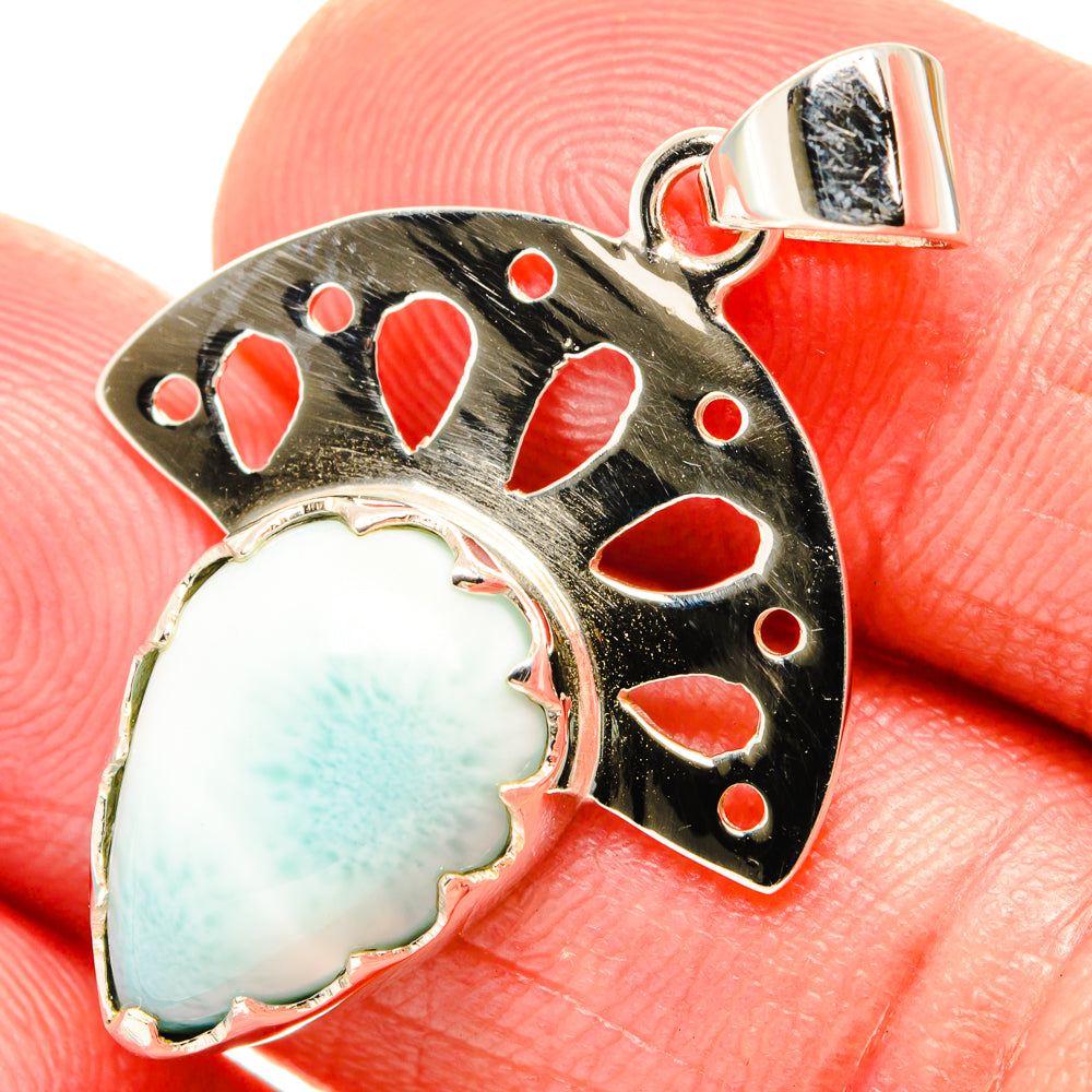 Larimar Pendants handcrafted by Anasilvercos - PD27991