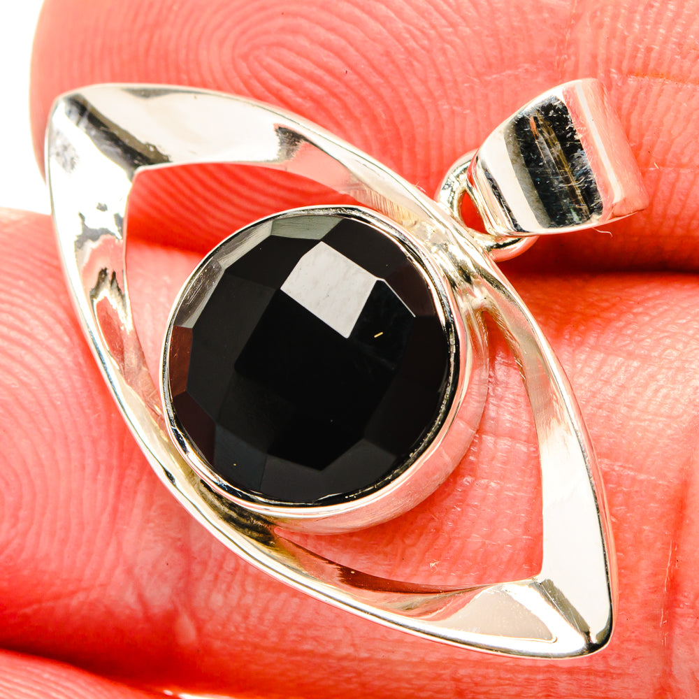 Black Onyx Pendants handcrafted by Anasilvercos - PD27993
