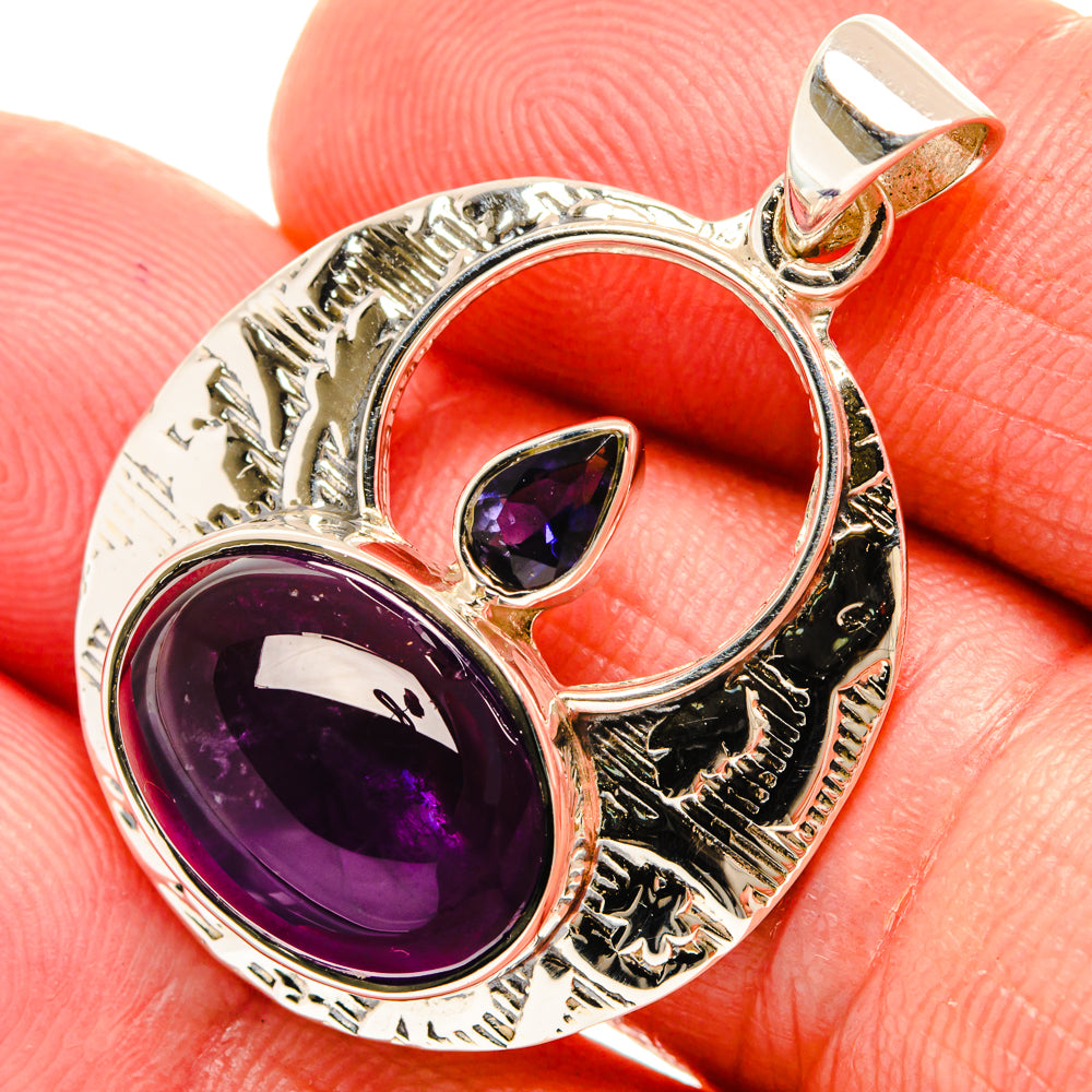 Amethyst Pendants handcrafted by Anasilvercos - PD28013