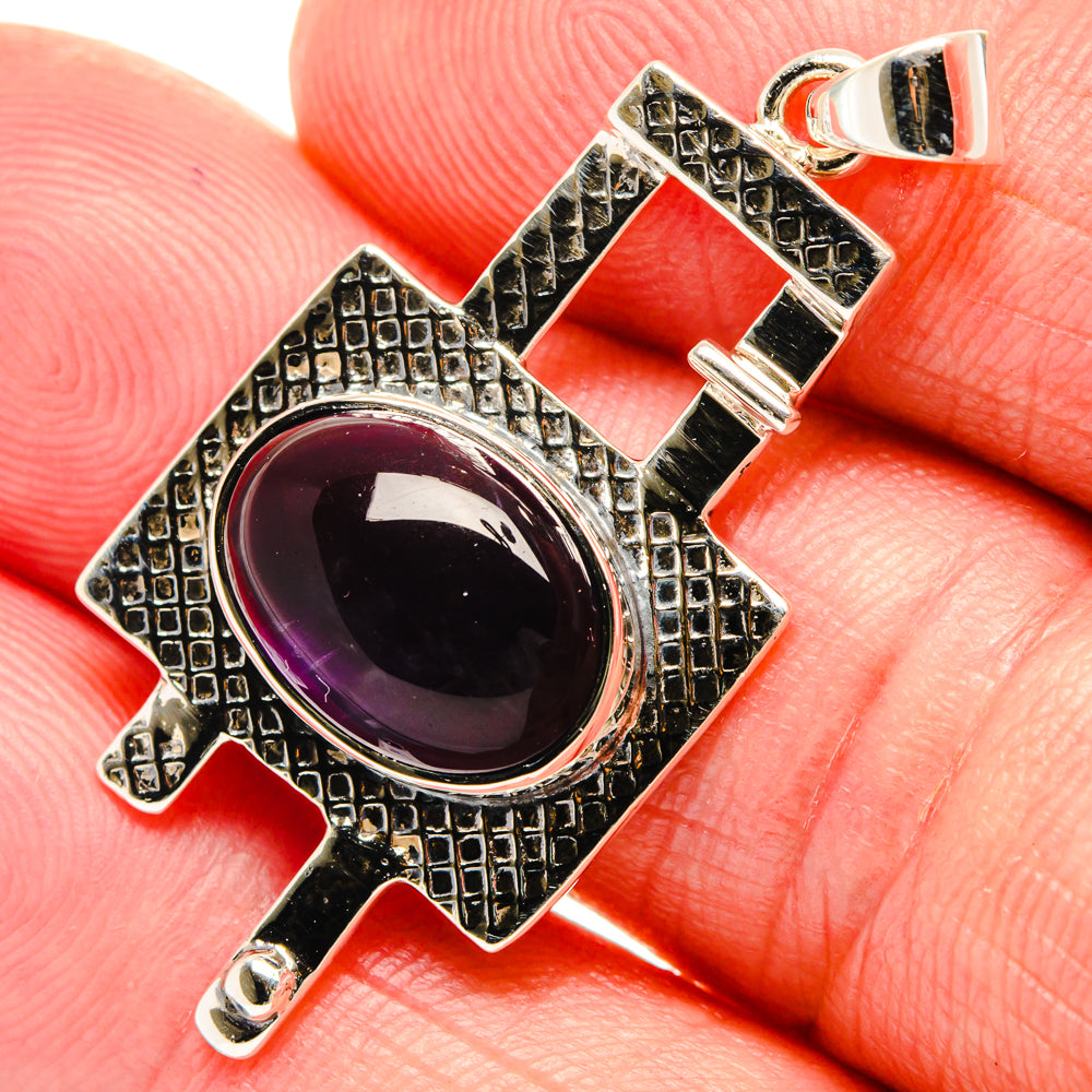 Amethyst Pendants handcrafted by Anasilvercos - PD28017