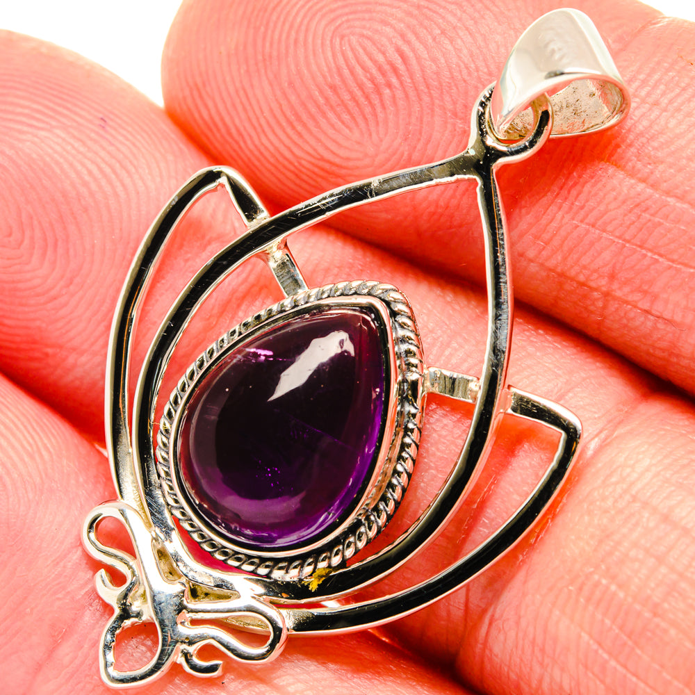 Amethyst Pendants handcrafted by Anasilvercos - PD28021