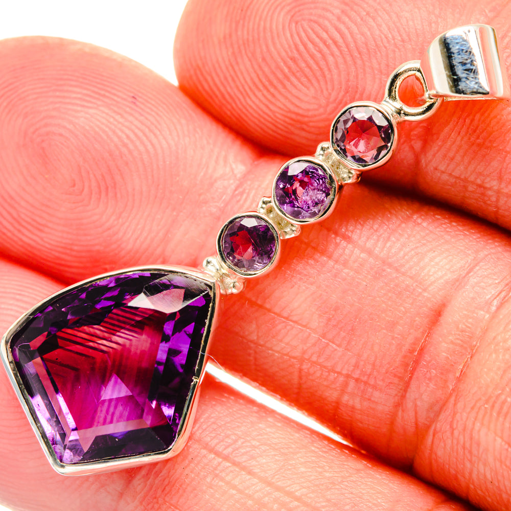 Amethyst Pendants handcrafted by Anasilvercos - PD28029