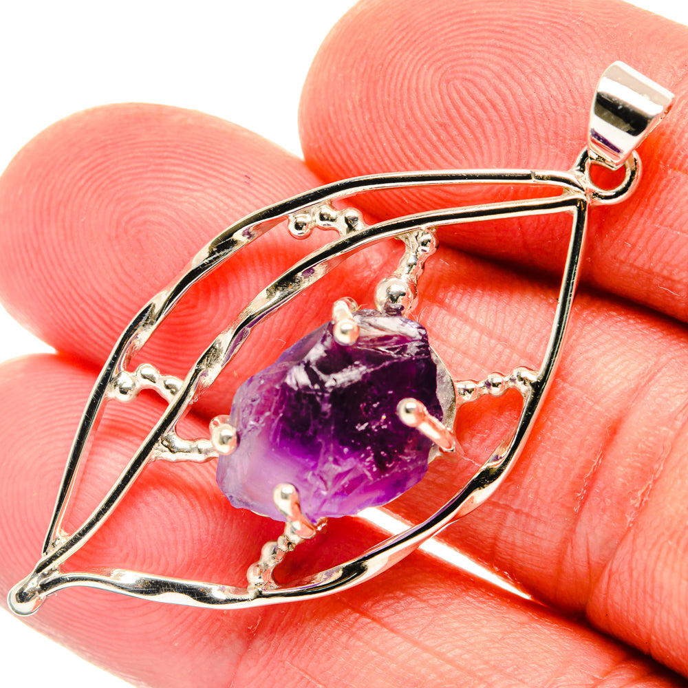 Amethyst Pendants handcrafted by Anasilvercos - PD28043