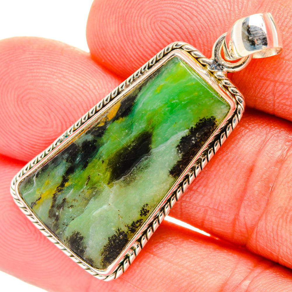 Peruvian Opal Pendants handcrafted by Anasilvercos - PD28071