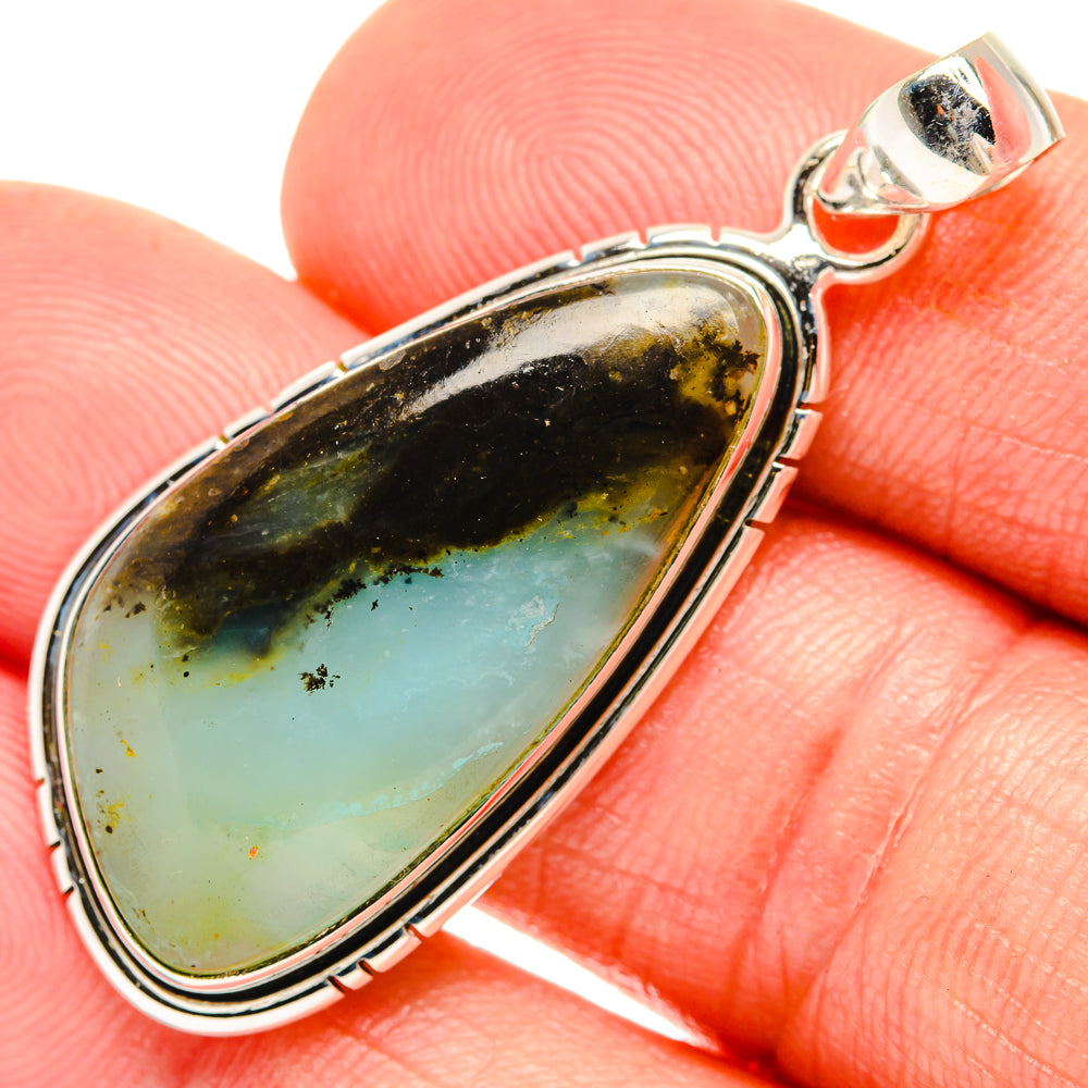 Peruvian Opal Pendants handcrafted by Anasilvercos - PD28087